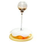 Multi - Functional Interactive PP Tower Track Ball Cat Toy - GreenFur