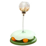 Multi - Functional Interactive PP Tower Track Ball Cat Toy - GreenFur
