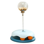 Multi - Functional Interactive PP Tower Track Ball Cat Toy - GreenFur