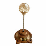 Multi - Functional Interactive Wood Tower Track Ball Cat Toy - GreenFur