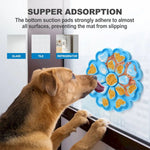 Multi - functional Silicone Pet Slow - feeding Mat with Suction Cups - GreenFur