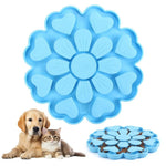 Multi - functional Silicone Pet Slow - feeding Mat with Suction Cups - GreenFur