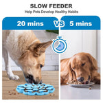 Multi - functional Silicone Pet Slow - feeding Mat with Suction Cups - GreenFur