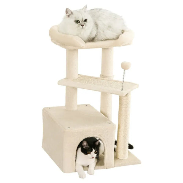 Multi - Level Climbing Furniture for Small and Medium Cats - GreenFur