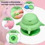 Multi Pet Feeder 4 Nipples Silicone Puppy Milk Feeder - GreenFur