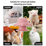 Multi Pet Feeder 4 Nipples Silicone Puppy Milk Feeder - GreenFur