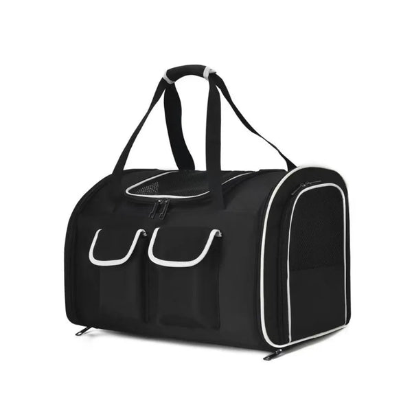 Multi Pocket Foldable Outdoor Large Capacity Pet Carrier Bag - GreenFur