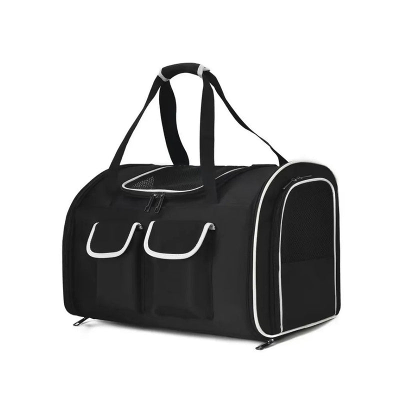 Multi Pocket Foldable Outdoor Large Capacity Pet Carrier Bag - GreenFur