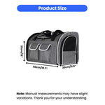 Multi Pocket Foldable Outdoor Large Capacity Pet Carrier Bag - GreenFur