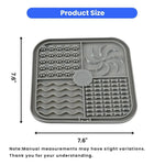 Multi - Textured Design Silicone Pet Slow Feeding Mats - GreenFur