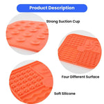 Multi - Textured Design Silicone Pet Slow Feeding Mats - GreenFur