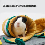 Multifunction Convertible Small Pet Play Mat with Tunnel Mode - GreenFur