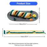 Multifunction Convertible Small Pet Play Mat with Tunnel Mode - GreenFur