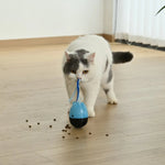 Multifunctional Detachable Cat Tumble Toy with Bell and Ribbon - GreenFur