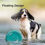 Multifunctional Portable Durable Dog Toy Frisbee for Aggressive Chewers - GreenFur