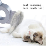 Multifunctional Portable Pet Hair Shedding Grooming Cat Massage Soft Comb - GreenFur
