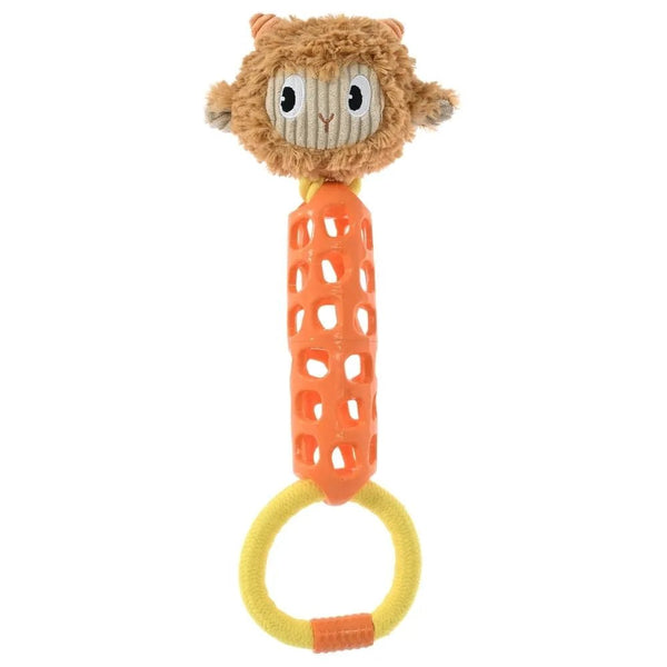 Multifunctional Sheep Design Tug - of - War Dog Toy with Squeaker - GreenFur