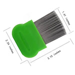 Multiple Colors Soft Long Pin Teeth Comb Dog Cat Grooming Combs - GreenFur
