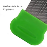 Multiple Colors Soft Long Pin Teeth Comb Dog Cat Grooming Combs - GreenFur