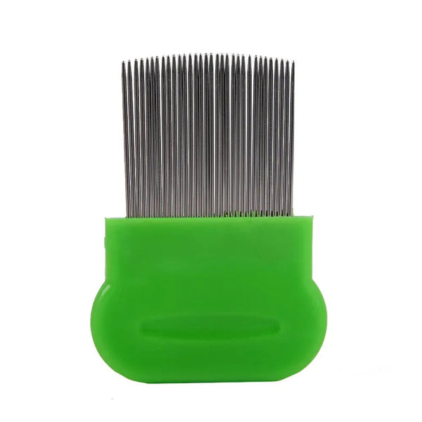 Multiple Colors Soft Long Pin Teeth Comb Dog Cat Grooming Combs - GreenFur