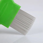 Multiple Colors Soft Long Pin Teeth Comb Dog Cat Grooming Combs - GreenFur