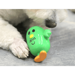 Natural Latex Little People Dog Toy Squeaky Chewable for Medium & Small Dogs - GreenFur