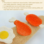 Natural Loofah Cat Teething Toy Self - Play and Boredom Relief - GreenFur