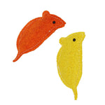 Natural Loofah Cat Toy Mouse with Catnip for Chewing and Play - GreenFur