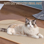 Natural Sisal Floor Cat Scratching Pads Rug - GreenFur
