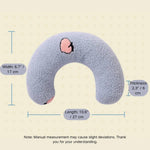 Neck Support Sleeping U - Shaped Soft Cozy Cat Dog Cuddle Pillow - GreenFur