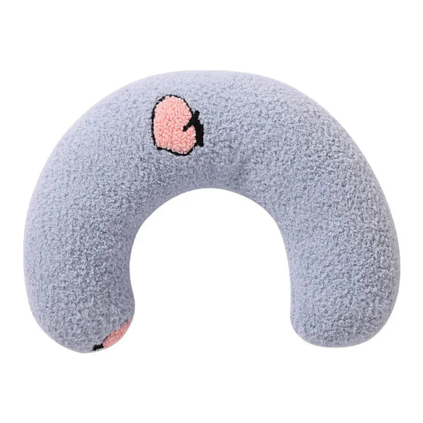 Neck Support Sleeping U - Shaped Soft Cozy Cat Dog Cuddle Pillow - GreenFur