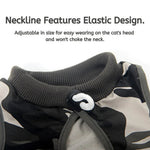 New Breathable Comfortable Anti Licking Wounds Cat Recovery Suits - GreenFur