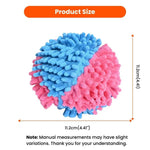 New Design Chew Squeaky Floating Plush Dog Ball Toy - GreenFur
