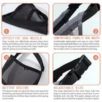 New Dog Muzzle Mesh Anti Bite and Prevents Eating for Dogs - GreenFur