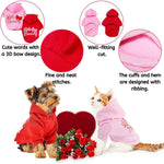 New Fleece Lined Hoodie Sweatshirt with Leash Hole for Dogs - GreenFur