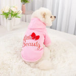 New Fleece Lined Hoodie Sweatshirt with Leash Hole for Dogs - GreenFur
