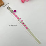 New Fluorescent Cute Cartoon Design Silicone Pet Collar for Cats and Small Dogs - GreenFur