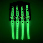 New Fluorescent Cute Cartoon Design Silicone Pet Collar for Cats and Small Dogs - GreenFur