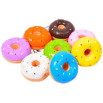 New Pet Puppies Play Squeaky Donut Dog Latex Toy - GreenFur