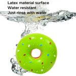 New Pet Puppies Play Squeaky Donut Dog Latex Toy - GreenFur