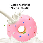 New Pet Puppies Play Squeaky Donut Dog Latex Toy - GreenFur