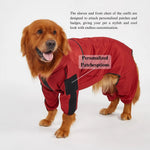 New Reflective Full - Coverage Raincoat for Large Dogs - GreenFur