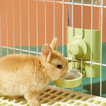 No - Drip Round Head Design Hanging Water Bottle for Small Animal - GreenFur