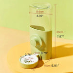 No - Drip Round Head Design Hanging Water Bottle for Small Animal - GreenFur