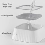 No Drip Slow Drinking Pet Cat Dispenser No Spill Dog Water Bowl - GreenFur