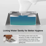 No Drip Slow Drinking Pet Cat Dispenser No Spill Dog Water Bowl - GreenFur