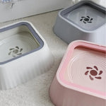 No Drip Slow Drinking Pet Cat Dispenser No Spill Dog Water Bowl - GreenFur