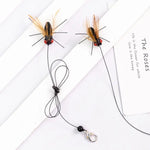No Pole Insects Fly Shape Replacement Cat Teaser Wand Toys - GreenFur