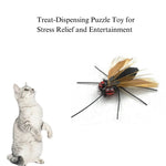 No Pole Insects Fly Shape Replacement Cat Teaser Wand Toys - GreenFur