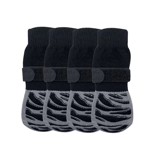 Non - Slip Dog Socks for Hardwood Floors Waterproof Dog Booties Paw Protector - GreenFur